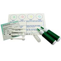 (4 Pack) Eldoncard Blood Type Test- air sealed envelope, safety lancet, micropipette, cleansing swab