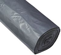 Berry Plastics 100 Count, 40 to 45 Gallon, 43" x 47", Gray, 1.30 Mil, Linear Low Density Can Liner