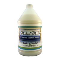 Sour Soft - Commercial Laundry Sour and Softener in One - Dual Action Product-4 Gallon case