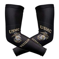USMC US Marines Gift 1 Pair UV Protection Cooling Long Sports Arm Sleeve