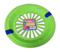 Lime Green 10-3/8" Plastic Paper Plate Holders, Set of 4