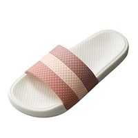 Emimarol Shower Slippers Men and Women Non-Slip Causal Indoor Home Bathroom Sandals Lightweight Cozy Indoor Slippers Red