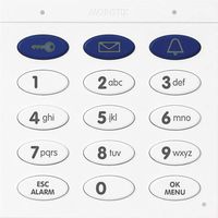 MOBOTIX MX-KEYPAD1-EXT-PW T24 DOORSTATION MODULES WHITE (RAL 9016 WHITE) KEYPAD