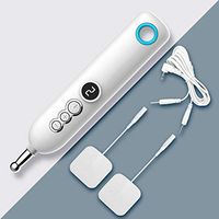 Acupoint Meridian Energy Pen Multi-Function Portable Health Acupuncture Acupressure Massager Automatic Positioning Detector for Face Wrinkles, Muscle, Joint and Back Pain Relief,White