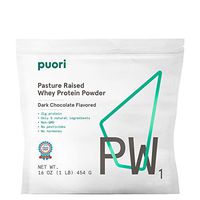 Puori - PW1 Pastured Raised Whey Protein Powder, Non-GMO, 21g Protein, Dark Chocolate, 1.lbs