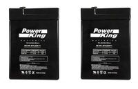 Wild Game Innovations Replacement Battery 6-Volt eDRENALINE Tab Style Rechargeable Battery - 2 Pack Beiter DC Power