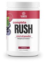 Complete Wellness Complete Rush Pre-Workout + MCT Oil Powder (30 Servings) Mint Berry