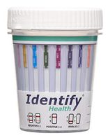 25 Pack Identify Health 11 Panel Drug Test Cup - Tests Urine Instantly for 11 Different Drugs NO THC: AMP, BAR, BUP, BZO, COC, MDMA, MET, MTD, OPI300, OXY, PCP ID-H11-1 (25)