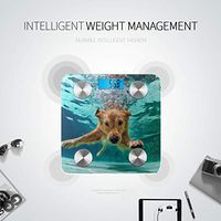 Bluetooth Electric Scale Dog Diving Underwater in Swimming Pool Picture Id8 Electric Scales for Weight Body Fat Composition Monitor Analyzer with Smartphone App for Body Management-396lbs