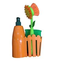 Creative Motion Flower Power Cleaning Set, Orange