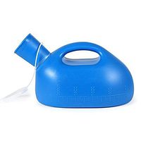 zhaoxiaoyu Male Urinal Portable 2000ML Child Male Travel Pee Urinal Potty Bottle Drainage Container Truckers Bed Bedding Plastic Toilet (Blue)