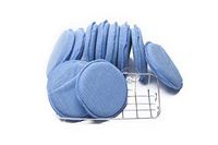 LTWHOME Value Pack of Microfiber Wax Applicator Cleaning Sponge with Finger Pocket and Large Sponge Holder (Pack of 11)