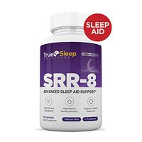 SRR 8 Sleeping Pills Sleep Aid All Natural Non Habit Forming Valerian Root Melatonin Chamomile 60 Capsules for Men Women 60 Capsules