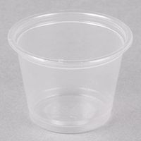 Dart Conex Complements 100PC 1 oz. Translucent Plastic Souffle/Portion Cup - 125/Pack