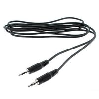Blck 3.5mm Mle to Mle Stereo udio Cble 6ft