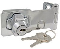 Ultx7|#Ultra Hardware 31800 Hasp Key Lock 3 Inch Chrome,