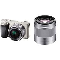Sony Alpha a6000 Interchangeable Lens Camera with 16-50mm and 50mm Lenses (Silver)