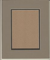 20x24 Grey & Black Double Picture Mats Bevel Cut for 16x20 Pictures