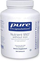 Pure Encapsulations - Nutrient 950 Without Iron - Hypoallergenic Multi-Vitamin/Mineral Formula for Optimal Health - 360 Capsules