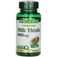 Nature's Bounty Milk Thistle 1000 mg Softgels, 50 Count Bottle