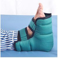 XUM Anti-Bedsores Heel Protector Cushion, Ankle Support Pillow Foot Protection,Blue,1 Pair, 9.45×9.05 Inch