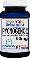 Pycnogenol® French Maritime Pine Bark Extract 60mg 60 Capsules