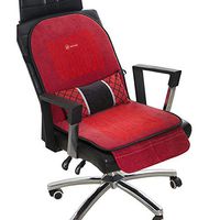 WOOLALA Heated Seat Cushion for Office Chair Home, Heating Pad Therapy Heat Mat for Back Lumbar Hip Thigh with 2 Adjustable Levels