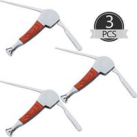 3-in-1 Cleaner Tamper Tool Stainless Steel Reamers Tamper Tool Pipe Scraper Nozzle Cleaner Tool Set(3 Pack)