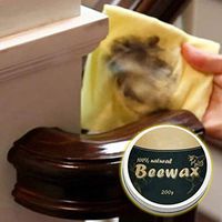 Kadola Wood Seasoning Beewax Multipurpose Natural Beeswax - Furniture Care Complete Solution Beeswax Polish,Home Cleaning Polished Waterproof and Wear-Resistant Beeswax Polish,for Wood & Furniture