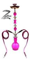 Zebra Smoke Series: 32" 2 Hose Sunshine (C1) Hookah Complete Set Complete Set (Purple)