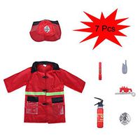 Arrowsy Fire Chief Role-Play Costume Play Set with Realistic and Functional Accessories
