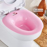 Sitz Baths Over The Toilet Avoid Squat Suitable forHemorrhoids Patients and Pregnant Women Hemorrhoids Patients, Pregnant Women Health Care, Post-Episiotomy Patients (Pink)