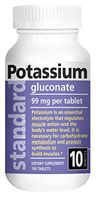 Potassium Gluconate 99mg Per Tablet - 100 Tablets
