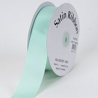 BBCrafts Pastel Green Satin Ribbon Single Face 7/8 inch 100 Yards