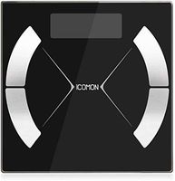 LCTCBZ Bluetooth Body Fat Scale, Smart Digital Weight Scale Tracks 20 Compositions Analyzer with Smartphone App for Body Weight, Fat, Water, BMI, Muscle Mass (Black) (Color : Black)