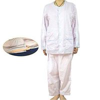 LUCKFY Patient Hospital Female Clothes Medical Clothing Hospital Side Zipper Easy Diaper Change for Elderly, Handicapped, Disabled Users