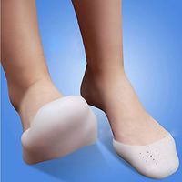 SGirl One Pair Silicone Gel Toe Caps Soft Ballet Pointe Dance Athlete Shoe Toe Pads Toe Protector with Breathable Hole