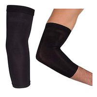 Compression Recovery Elbow Sleeve Highest Copper Content Elbow Brace for Tendonitis, Golfers Elbow, Tennis Elbow, Arthritis - Infused Fit Elbow Support Arm Sleeves Men Women (Small)