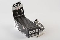 4 OCB Premium 1 1/4 Cigarette Rolling Papers and Tips Packs (50 Leaves & Perforated Tips Per Pack) + Limited Edition Beamer Smoke Sticker. Used with Legal Smoking Herbs and Rolling Tobacco