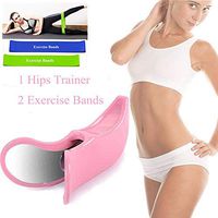 TOCO FREIDO Hips Trainer - Super Kegel Exercise (with 2 Booty Bands), Hip Lift Up Shaper and Leg Weights for Women, Pelvic Floor Strengthening Device,Best Exercise Equipment for Workout at Home