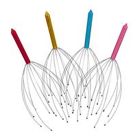 Handheld Head Massagers,Scalp Massagers for Head Body Relaxing,Hair Stimulation - Random Color