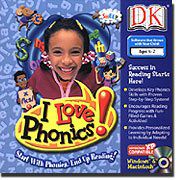 Dorling Kindersley Multimedia (DK) I Love Phonics! for WIN/MAC for Age - 4 - 7 (Catalog Category: Education / Reading)