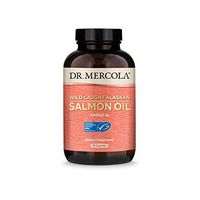 Dr. Mercola, Wild Caught Alaskan Salmon Oil, 30 Servings (90 Capsules), Made with Fresh, Wild Caught Alaskan Sockeye Salmon, Non GMO, Soy-Free, Gluten Free