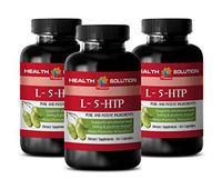Serotonin for Women - L-5-HTP - Supports Emotional Well Being & Positive Mood - 5-htp melatonin - 3 Bottles (180 Capsules)