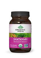 ORGANIC INDIA Shatavari Supplement, Ayurvedic Herb to Balance Hormones, 90 Veg Capsules