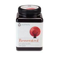 Resveratrol SuperFruits, 160 Tabs by Youtheory (Pack of 4)
