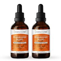 Secrets Of The Tribe - Mushrooms Blend, Immune Support Formula, Herbal Supplement Blend Drops Alcohol Liquid Extract (2x4 fl oz)