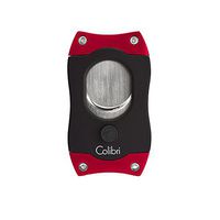 Colibri S-Cut Cigar Cutter - Black & Red