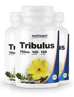 Nutricost Tribulus Terrestris Extract 750mg, 120 Capsules (3 Bottles)