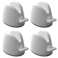 TXIN 5 Pieces Plastic Tube Squeezer Rolling Toothpaste Roller Dispenser Manual Rotate Tube Roller, Color Paint Facial Cleanser Cream Multipurpose Toothpaste Squeezer Stand